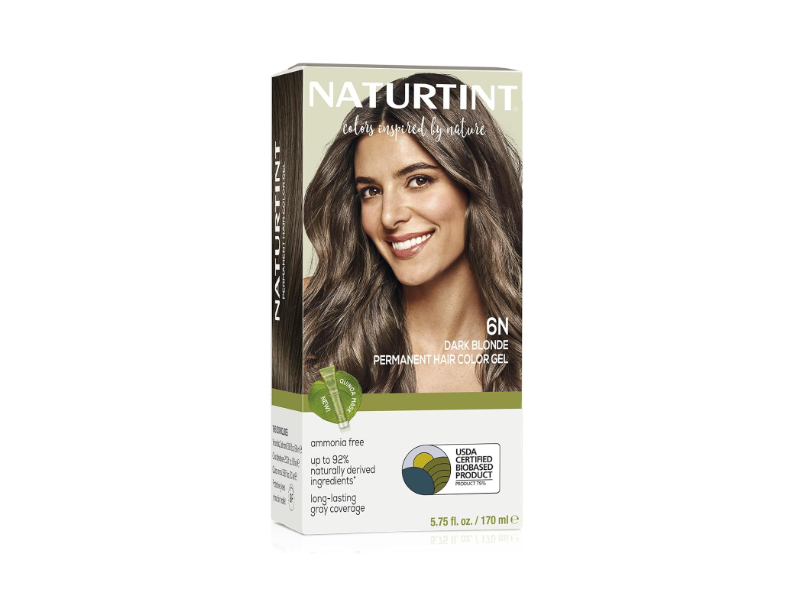 Naturtint Permanent Hair Color Gel, 6N Dark Blonde, 5.75 fl oz/170 mL