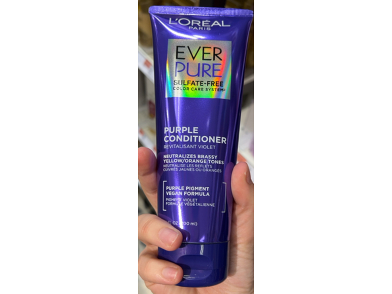 L'Oreal Paris Ever Pure Purple Conditioner, 6.8 fl oz/200 mL