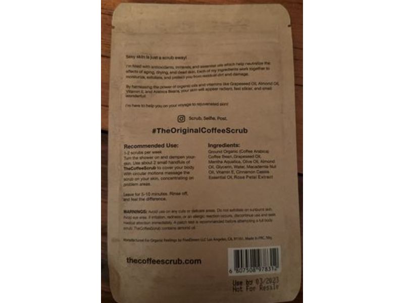 Los Angeles The Coffee Body Scrub, Rose, 50 g