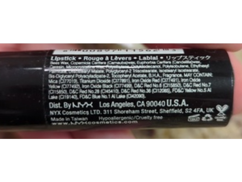 NYX Professional Makeup Extra Creamy Round Lipstick, Choas, 0.14 oz/4 g