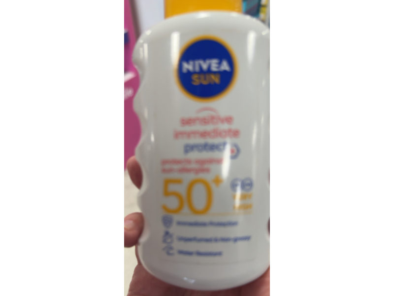 Nivea Sun Sensitive Immediate Protect, SPF 50+, 200 mL