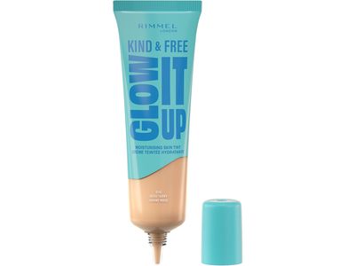 Rimmel London Kind & Free Glow It Up Moisturising Skin Tint, 010 Rose Ivory, 30 mL