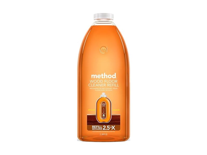 Method Wood Floor Cleaner Refill, Almond, 68 fl oz/2 L