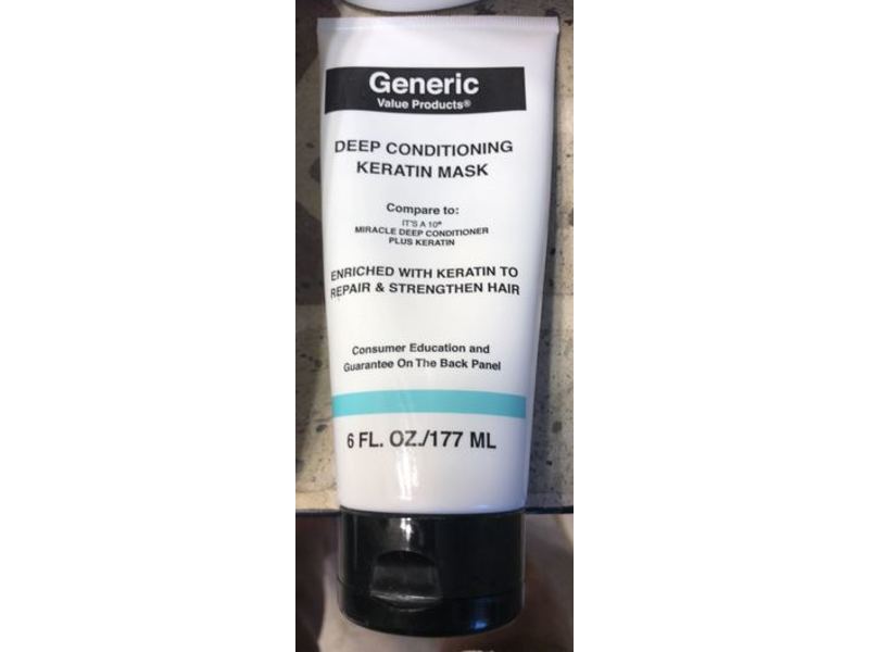 Generic Value Products Deep Conditioning Keratin Mask, 6 fl oz/177 mL