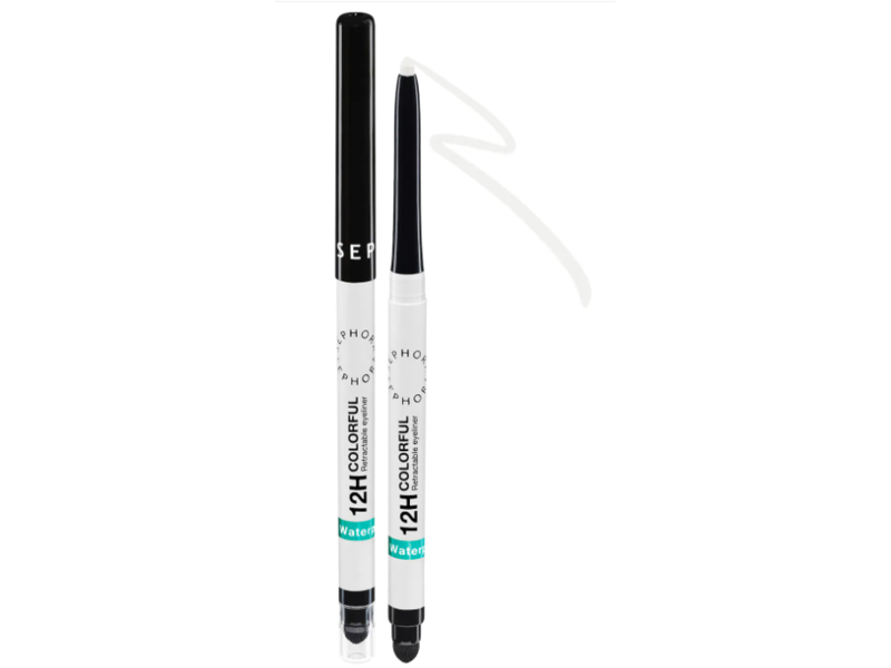 Sephora 12h Colorful Retractable Eyeliner, 02 Matte Snow, 0.1 oz/0.3 g