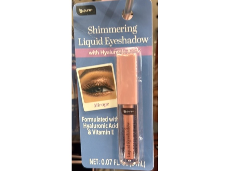 b.Pure Shimmering Liquid Eyeshadow, Mirage, 0.07 fl oz/2 mL