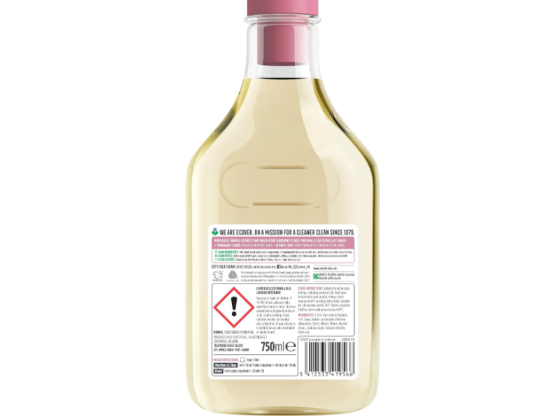 Ecover Delicate Liquid Detergent, Waterlily & Honey Dew, 16 Loads, 750mL