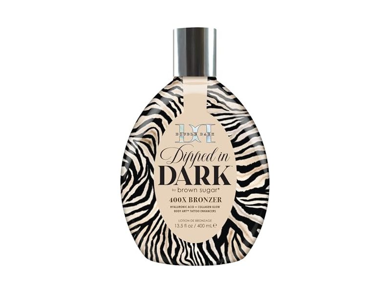 Tan Incorporated Brown Sugar Dipped In Dark 400X Bronzer Tanning Lotion, 13.5 fl oz/400 mL
