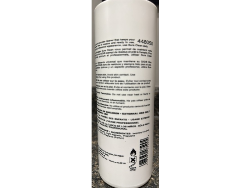 GiGi Sure Clean All Purpose Surface Cleaner, 16 fl oz/473 mL