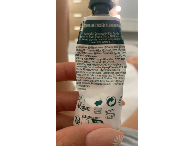 The Body Shop Hand Cream, British Rose, 1.0 fl oz/30ml