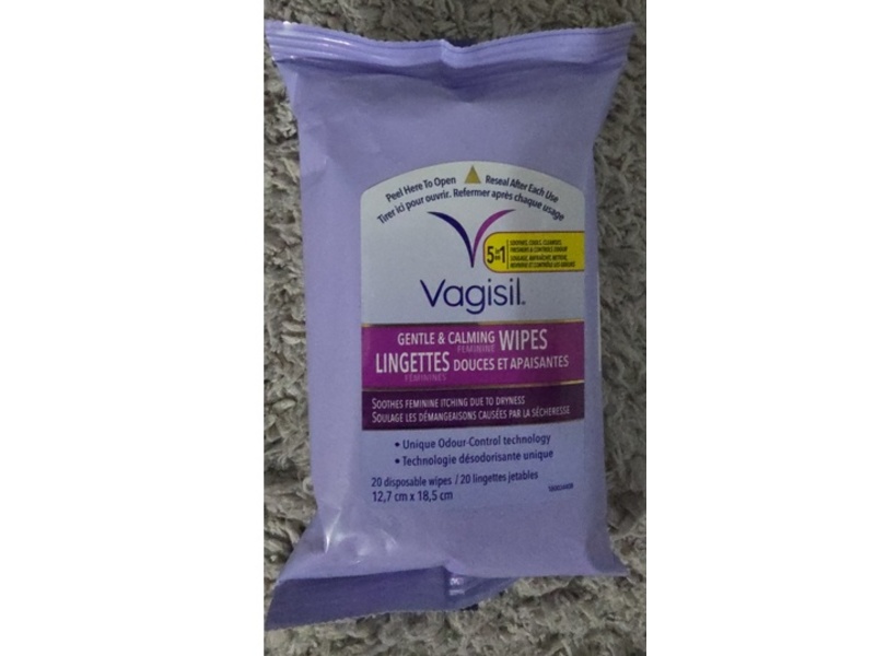 Vagisil Gentle & Calming Feminine Wipes, 20 Count