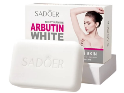 Sadoer Whitening Soap, Arbutin White, 100 g