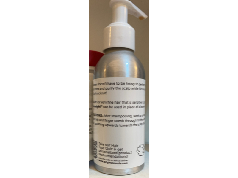 Original Moxie Featherweight Conditioner, Organic Rose Hips, 3.4 fl oz/100 mL