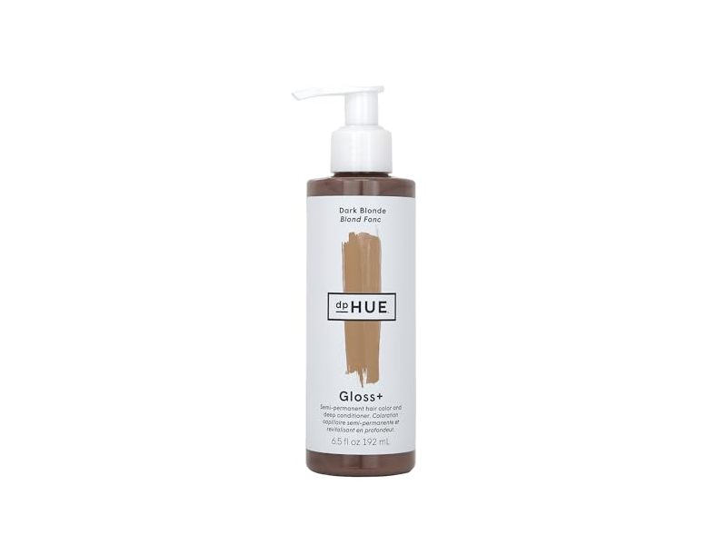 Dphue Gloss+ Semi Permanent Hair Color And Deep Conditioner, Dark Blonde, 6.5 fl oz/192 mL
