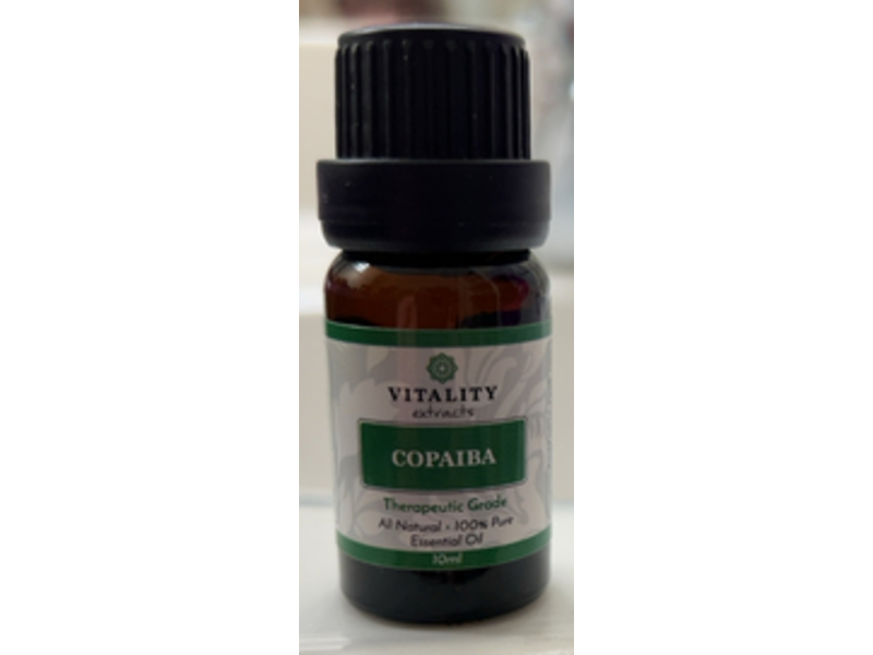 Vitality Extracts Therapeutic Grade All Natural 100 % Pure Essential Oil, Copaiba, 10 mL