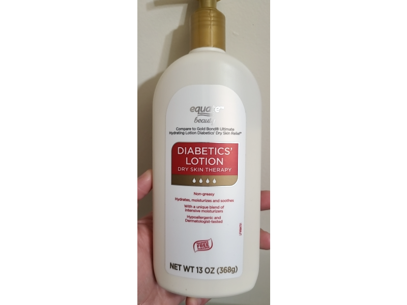 Equate Dry Skin Therapy Diabetic's Lotion, 13 oz/368 g