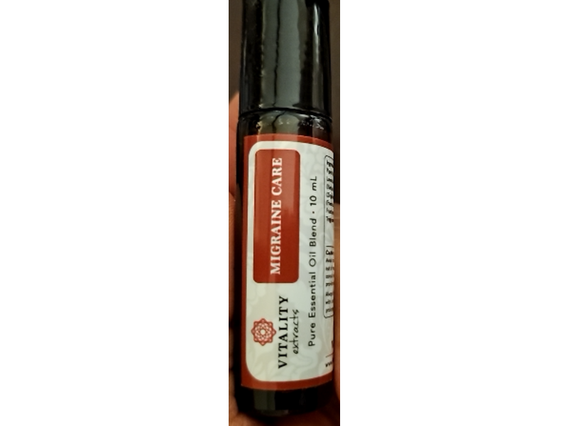 Vitality Extracts Migraine Care Pure Essential Oil Blend, 10 mL
