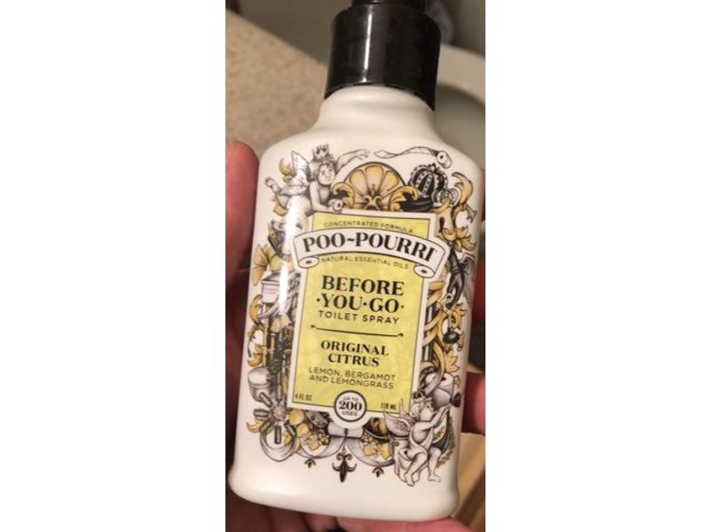 Poo-Pourri Before-You-Go Toilet Spray, Original Citrus, 4 fl oz