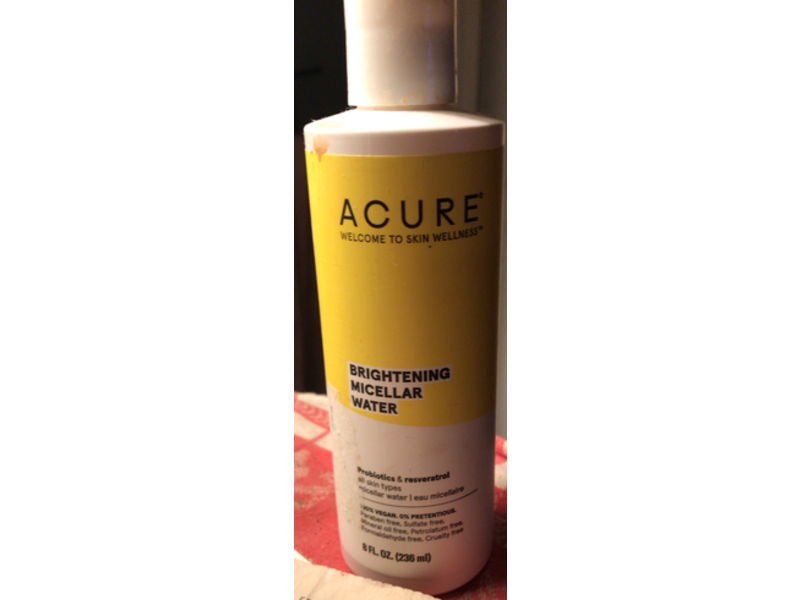 Acure Brightning Micellar Water, 8 fl oz/236 mL