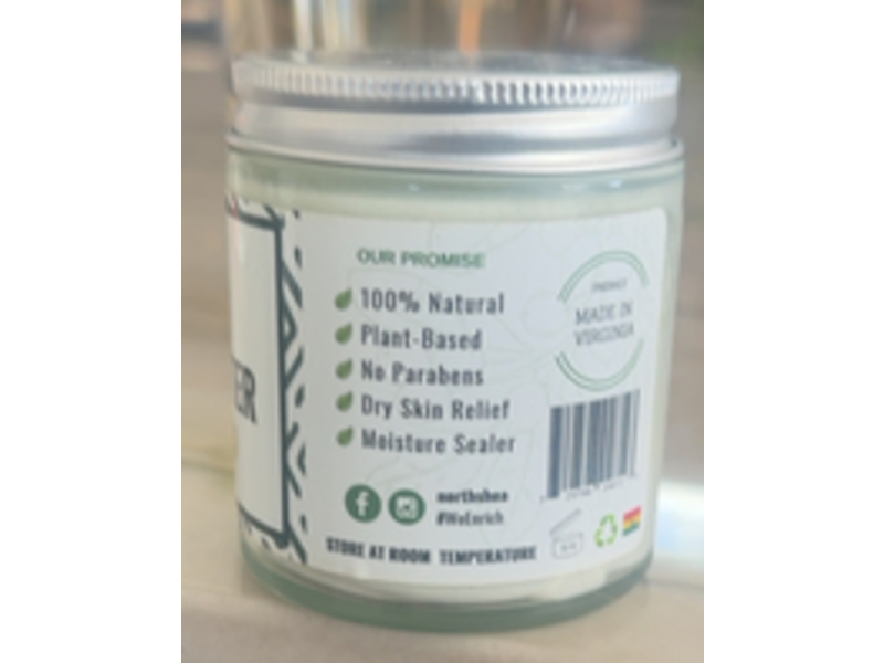 Northshea Shea Body Butter, Plush Lemon, 4 fl oz/120 mL