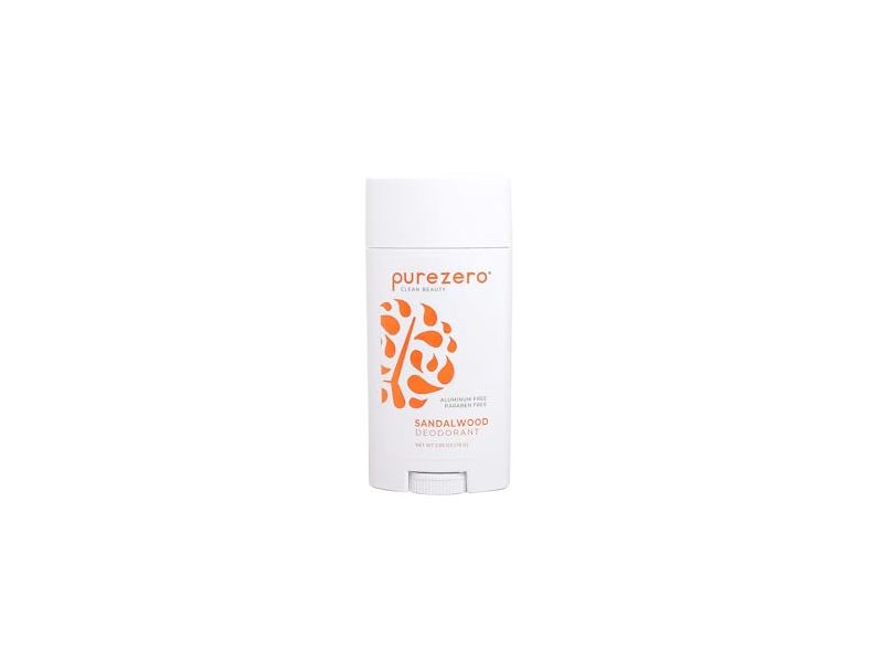 Purezero Deodorant, Sandalwood, 2.65 oz/75 g