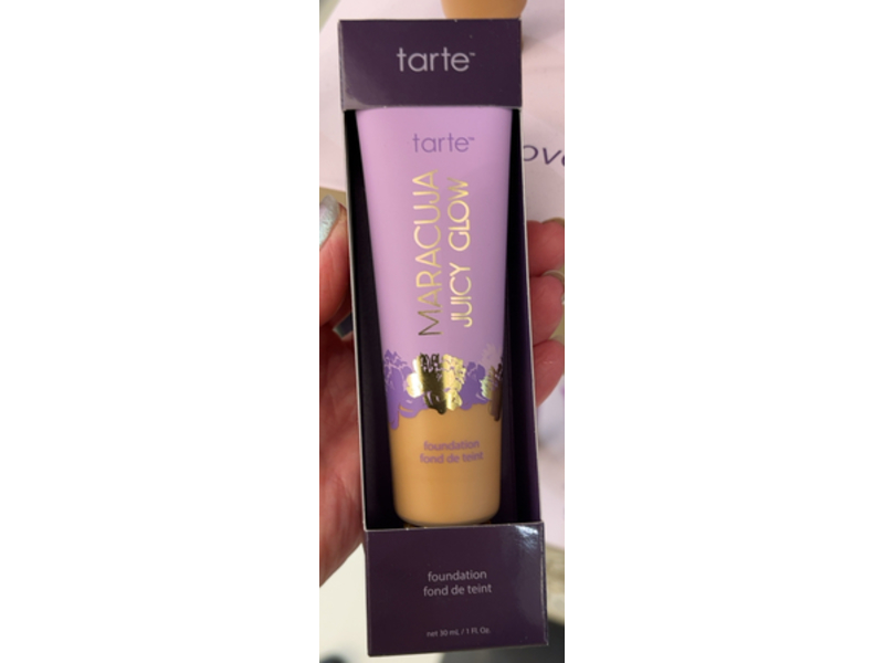 Tarte Maracuja Juicy Glow Foundation, 35N Medium Neutral, 1 fl oz/30 mL