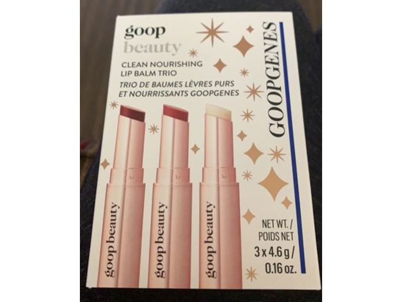 Goop Beauty Clean Nourishing Lip Balm Trio, 0.16 oz/4.6 g