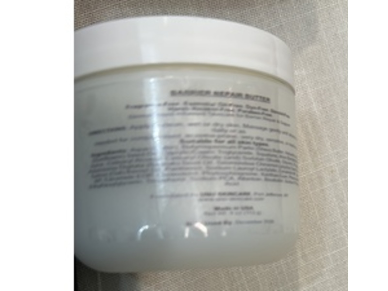 Unu Skincare Intensive Barrier Repair Butter, Ceramides, Cholesterol, Free Fatty Acids, 4 oz/113 g