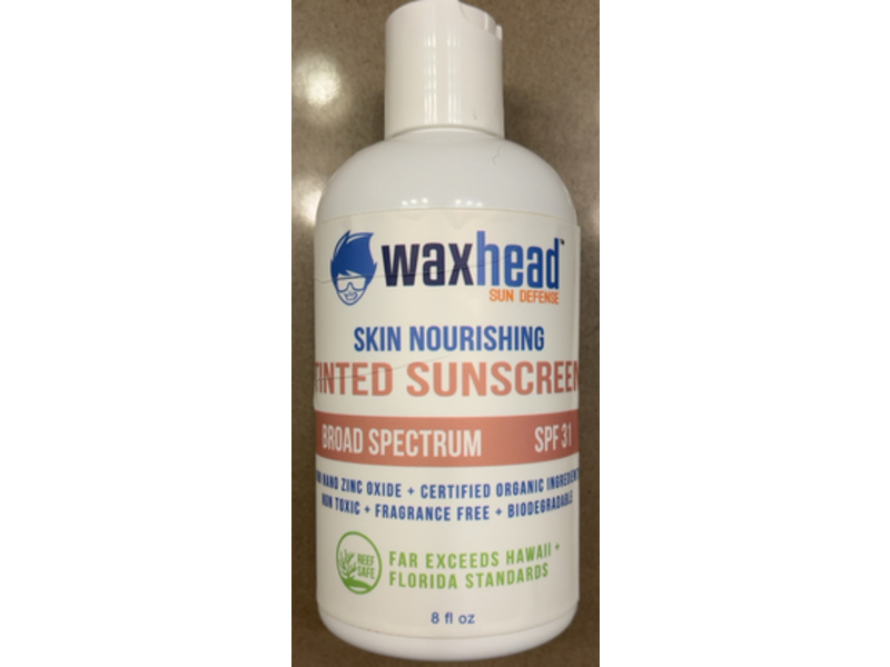 Waxhead Sun Defense Skin Nourishing Tinted Sunscreen, SPF 31, 8 fl oz