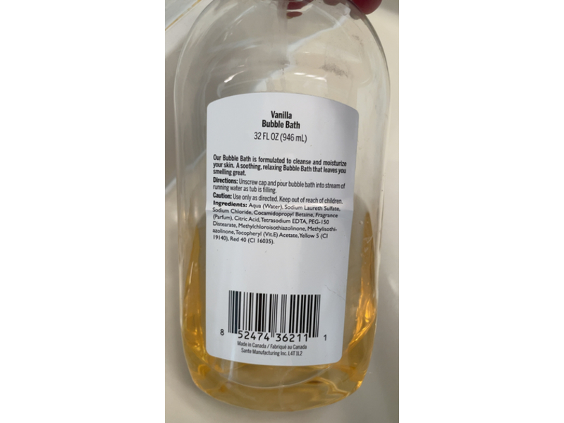 Eves St.Claire Bubble Bath, Vanilla, 32 fl oz/946 mL, Pack Of 5