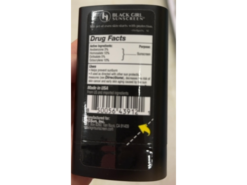 Black Girl Sunscreen Sun Ready Stick, SPF 30, 0.65 oz/18 g