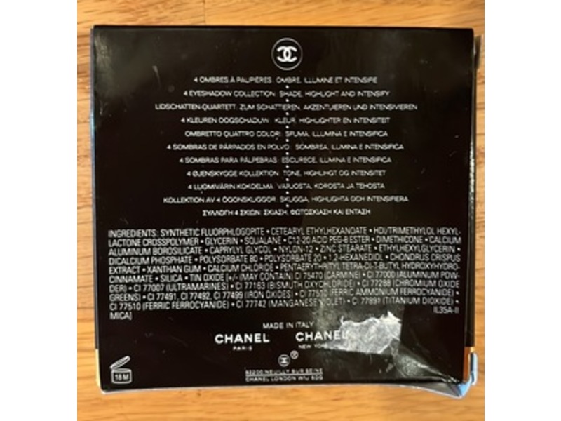 Chanel Les 4 Ombres Multi-Effect Eyeshadow, 228 Tisse Cambon, 0.07 oz/2 g