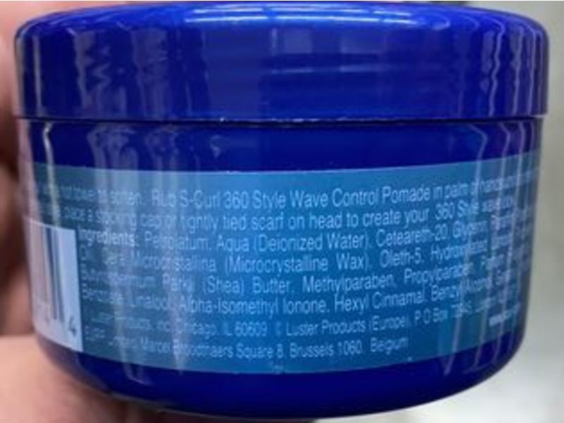 Luster's S-Curl 360 Style Wave Control Pomade, 3 oz/85 g