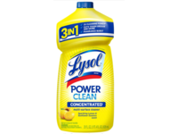 Lysol 3 In 1 Power Clean 2x Concentrated Multi-Surface Cleaner, Sparkling Lemon & Sunflower Essence , 28 fl oz/828 mL - thumbnail 1