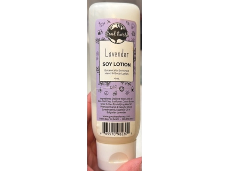 Good Earthv Soy Hand & Body Lotion, Lavender, 4 fl oz