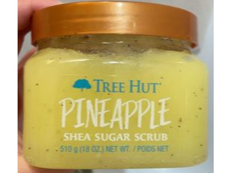 Tree Hut Shea Sugar Body Scrub, Pineapple, 18 oz/510 g