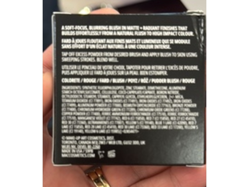 M.A.C Skinfinish Colourstruck Blush, Blushbaby, 0.15 oz/4.5 g