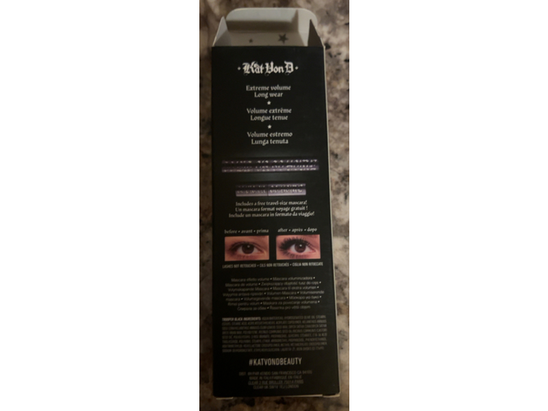 KVD Beauty Go Big Or Go Home Mascara Duo, Black, 0.33 oz/10 g + 0.152 oz/4.3 g