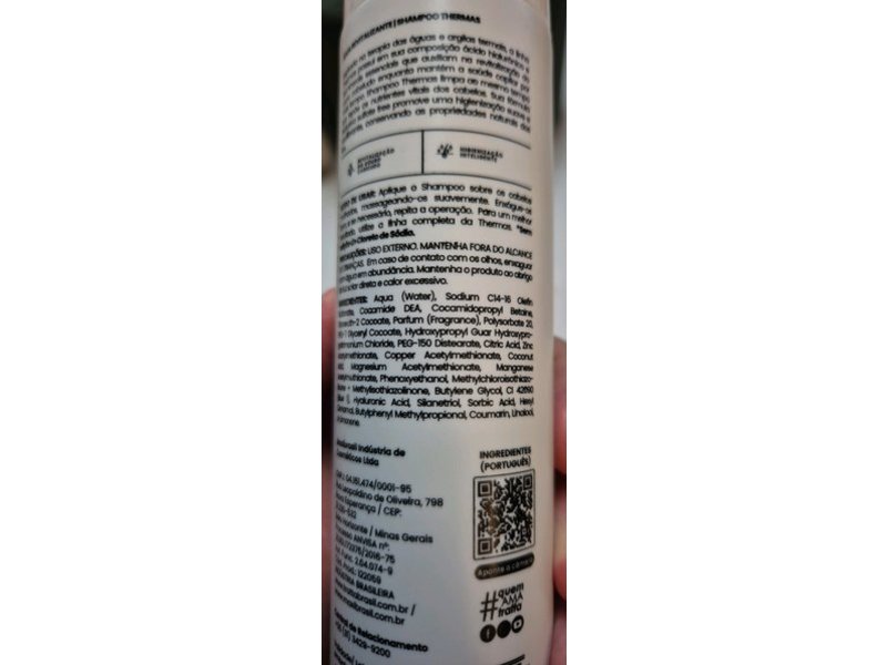 Trattabrasil Thermas Shampoo, 10.14 fl oz/300 mL