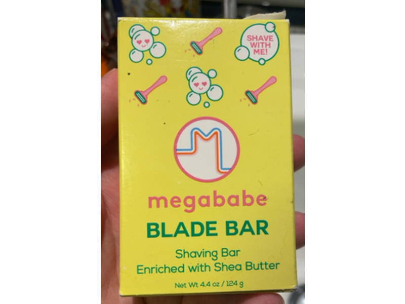 Megababe Blade Bar, Shea Butter, 4.4 oz/124 g