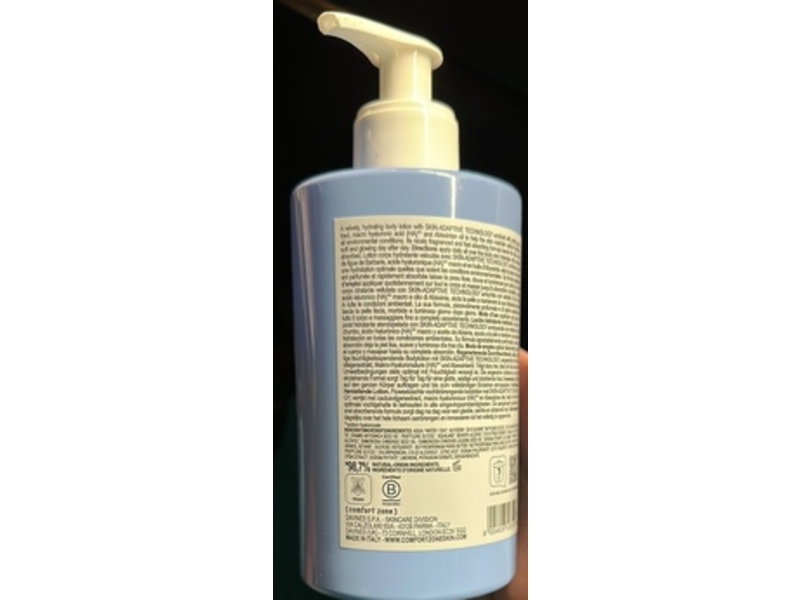 Comfort Zone Hydramemory Body Lotion, HA + Prickly Pear Extract, 11.83 fl oz/350 mL