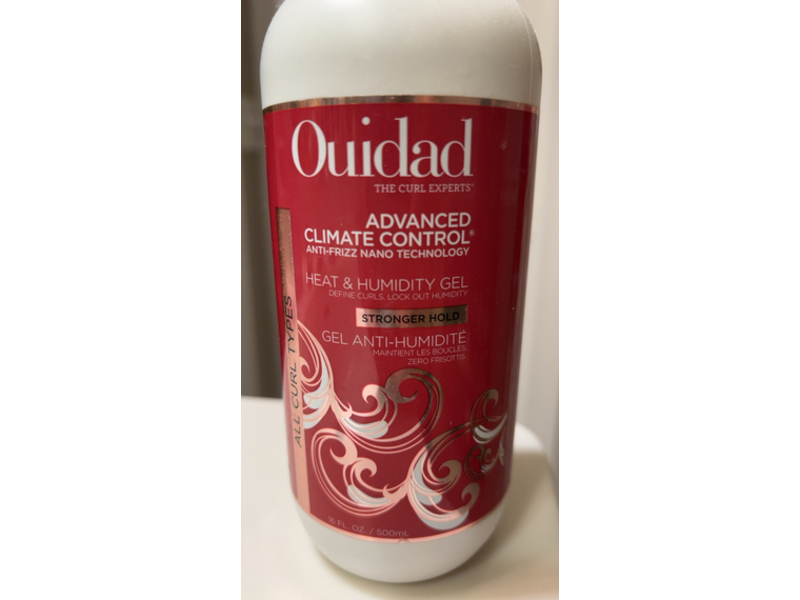 Ouidad Advanced Climate Control Heat & Humidity Gel, Stronger Hold, 16 fl oz/500 mL