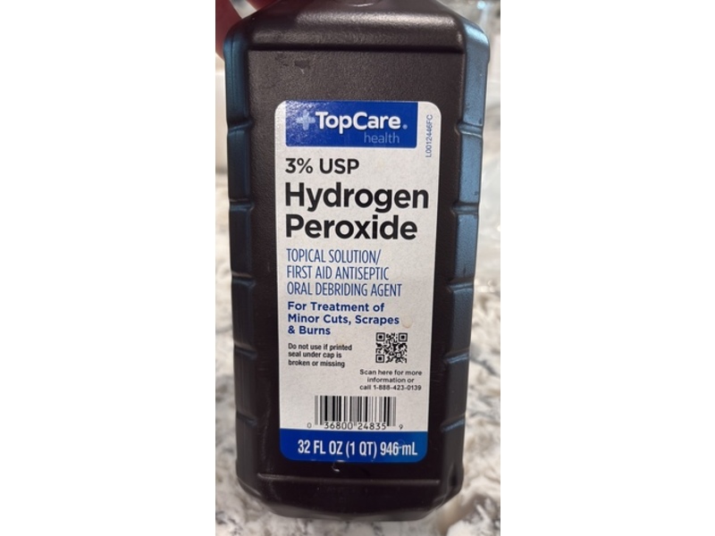 TopCare Health 3% USP Hydrogen Peroxide, 32 fl oz/946 mL