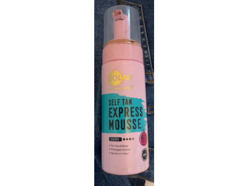 Solait By Superdrug Self Tan Express Mousse, Dark, 150 mL