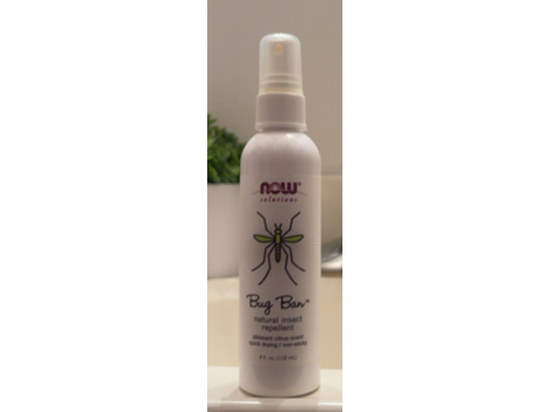 Now Solutions Bug Ban Natural Insect Repellent, Citrus, 4 fl oz/118 mL