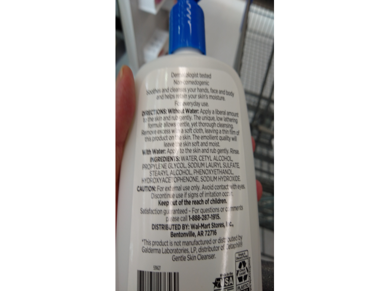 Equate Beauty Gentle Skin Cleanser, All Skin Types, 16 fl oz