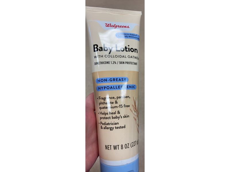 Walgreens Baby Lotion With Colloidal Oatmeal, 8 oz/227 g