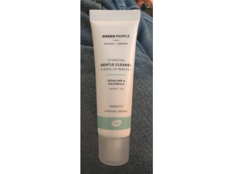 Green People Hydrating Gentle Cleanse & Make-Up Remover, Squalane & Calendula, 10 mL