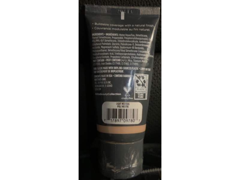 Ulta Beauty Complexion Crush Medium Coverage Foundation, Light Neutral, 1 fl oz/29 mL