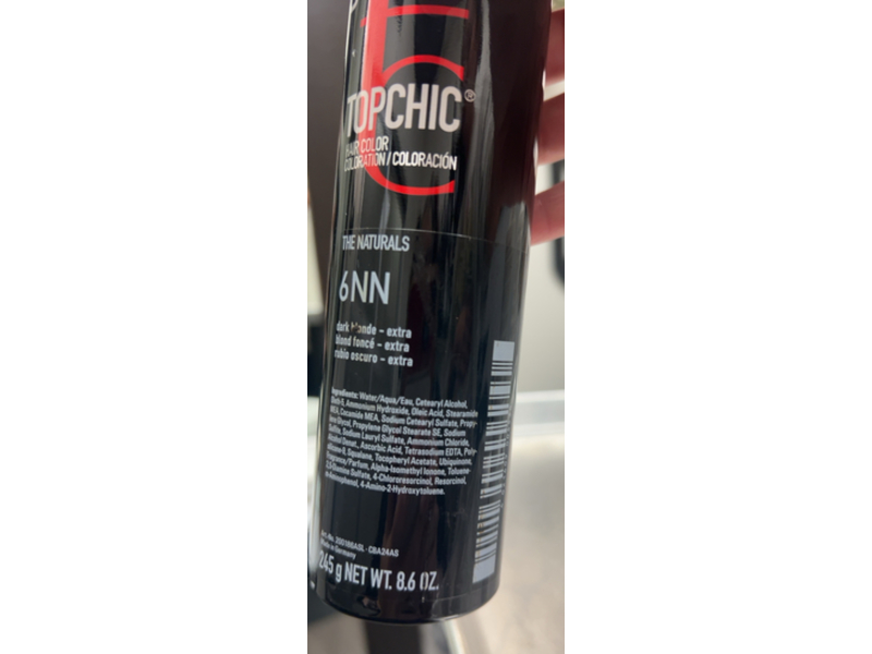 Goldwell Topchic Hair Color, 6nn Dark Blonde, 8.6 oz/245 g